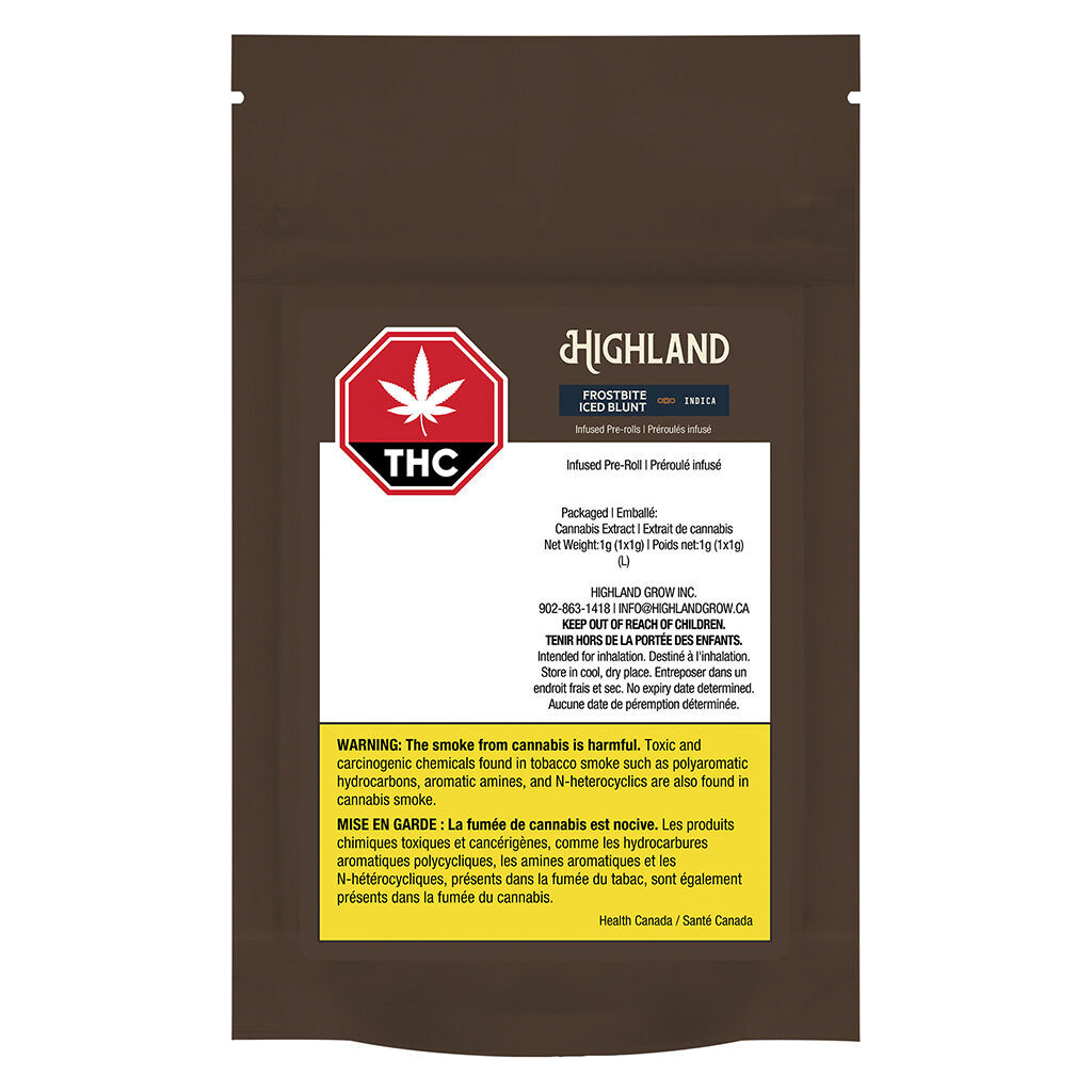 Highland Grow - Frostbite Iced Blunts - Sativa - 1x1g
