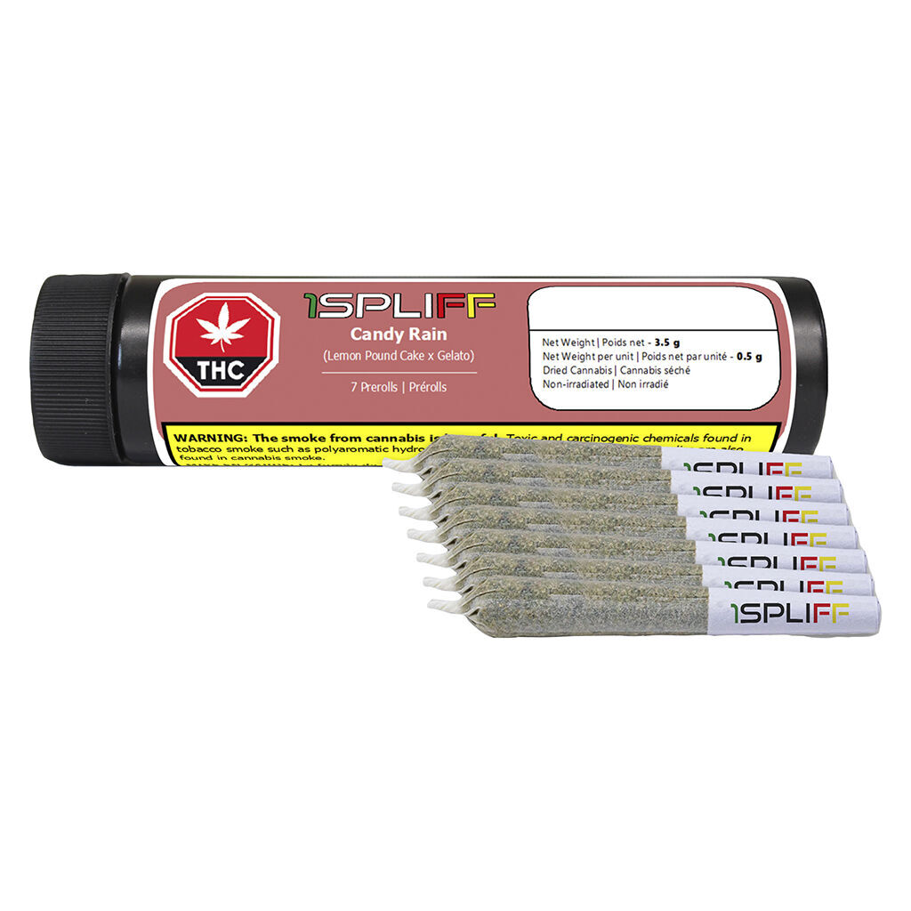 1Spliff - Candy Rain Pre-Roll - Indica - 7x0.5g