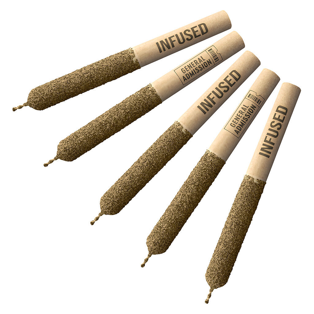 General Admission - Purple Stuff Infused Pre-Roll - Indica - 5x0.5g