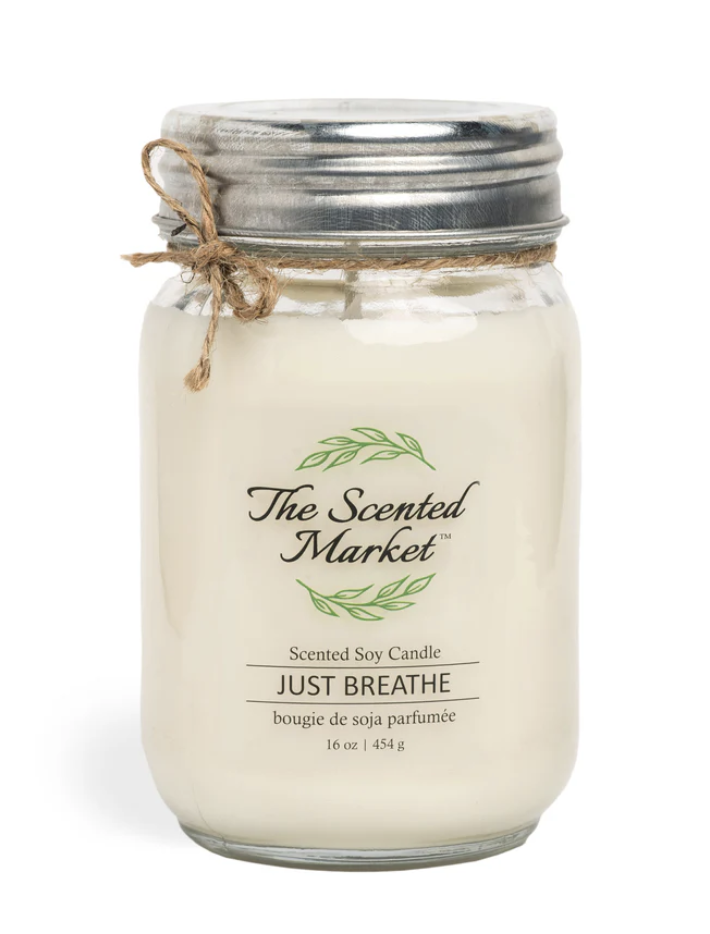 JUST BREATHE Soy Wax Candle 16oz