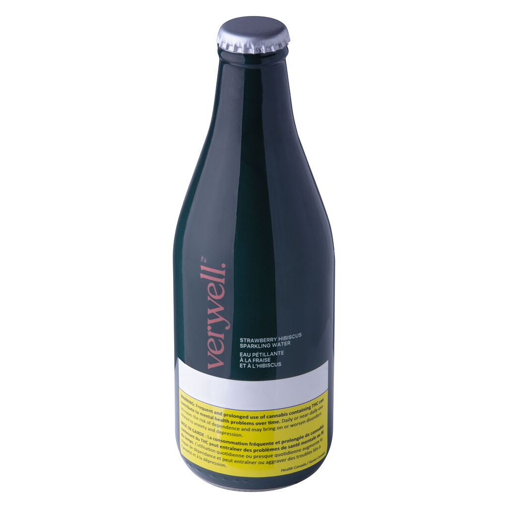 Veryvell - Strawberry Hibiscus Sparkling Water - Blend - 1x355ml