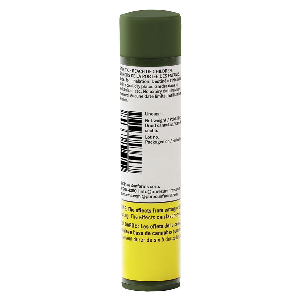 Pure Sunfarms - Kush God Hi-Def Pre-Roll - Indica - 3x0.5g