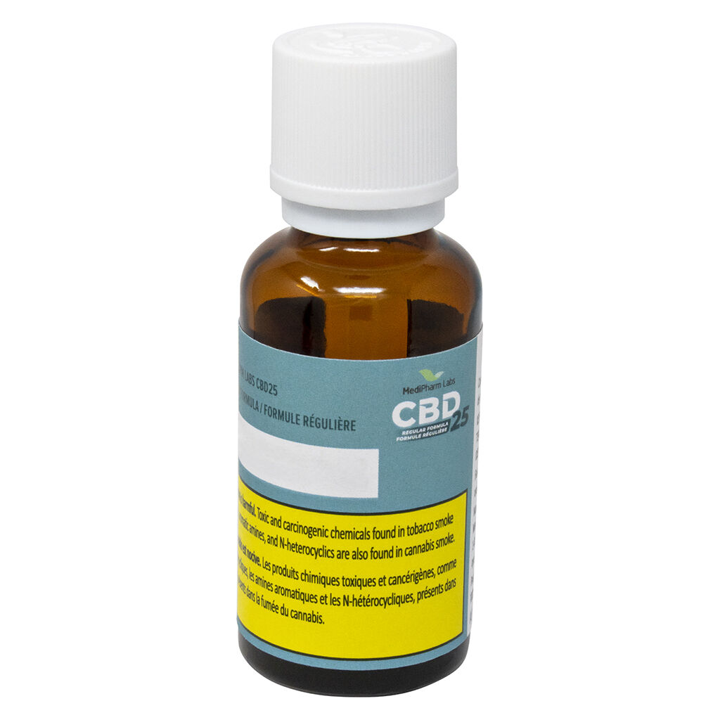 MediPharm Labs - CBD25 Regular Formula Oil - Blend - 30ml