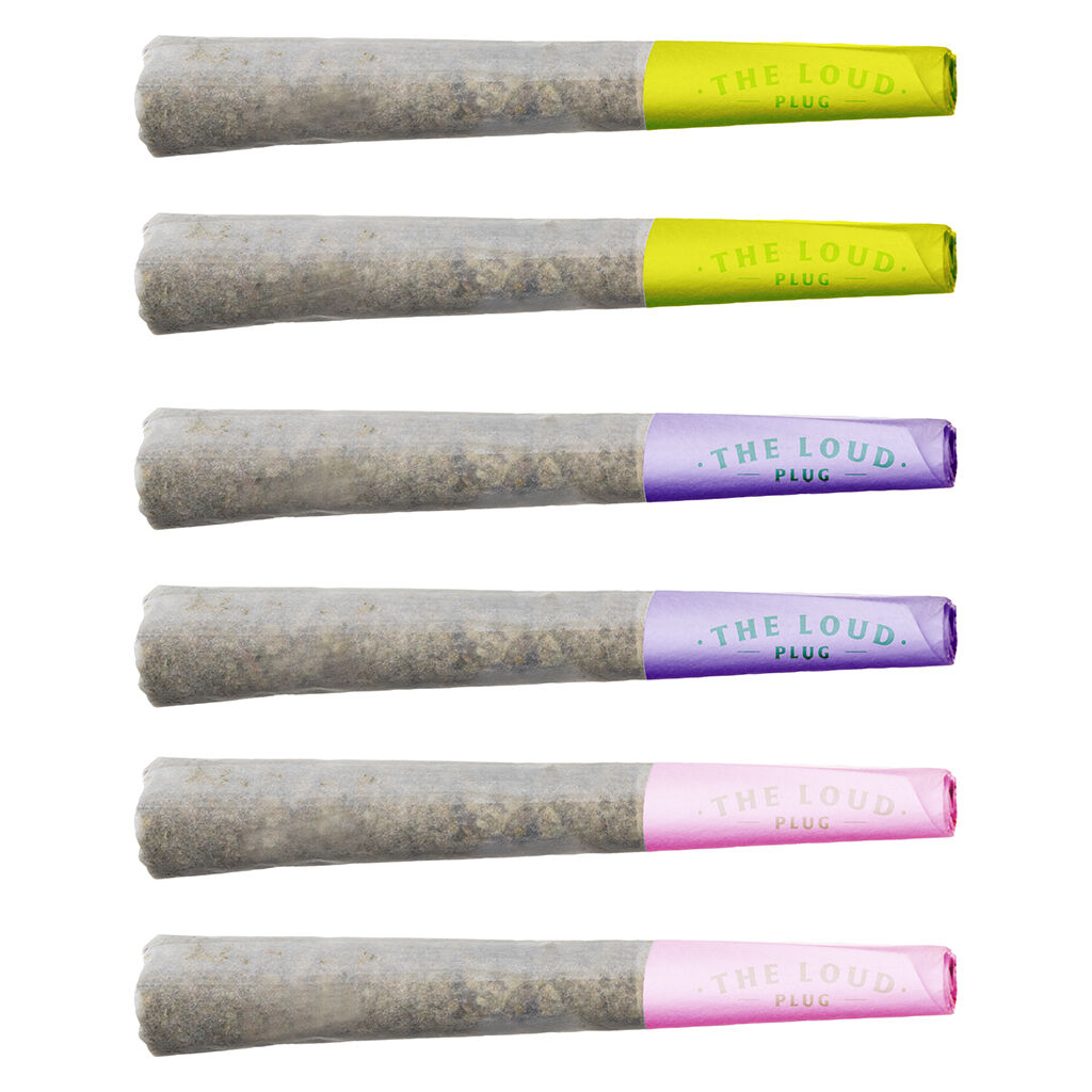 The Loud Plug - Terp Gush Rainbow pack Pre-Roll - Hybrid - 6x0.5g