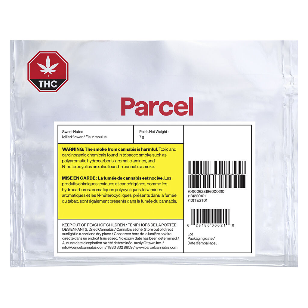 Parcel - Sweet Notes Milled Flower