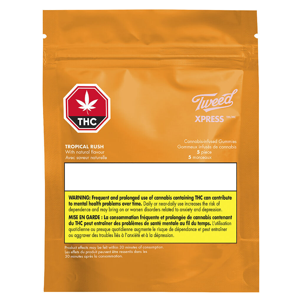 Tweed XPRESS - Tropical Rush Soft Chew - Blend - 5 Pack