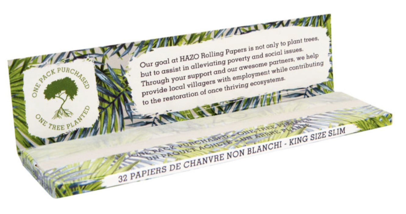 Hazo King Size Slim Hemp Rolling Papers