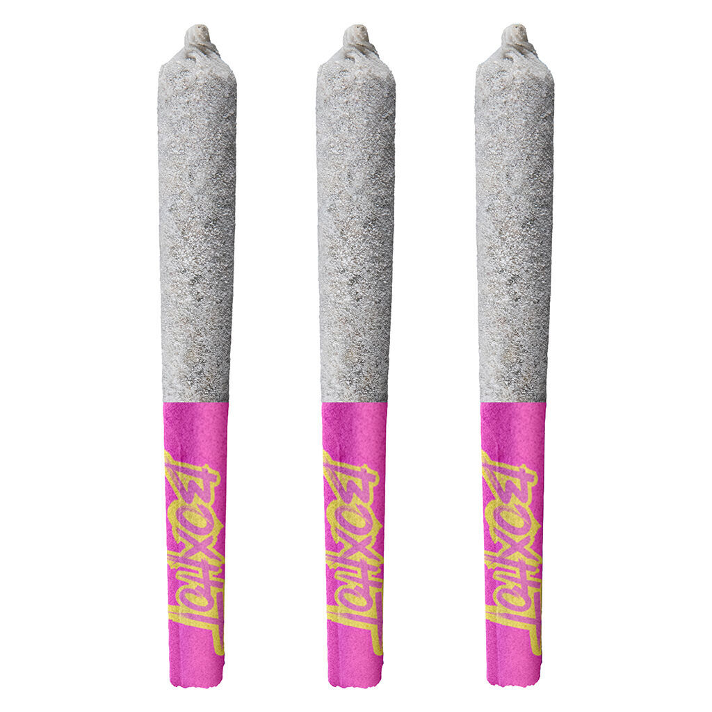 BOXHOT - Diamond Doobies Deluxe - Ruby Rush Infused Pre-Roll - Sativa - 3x0.5g