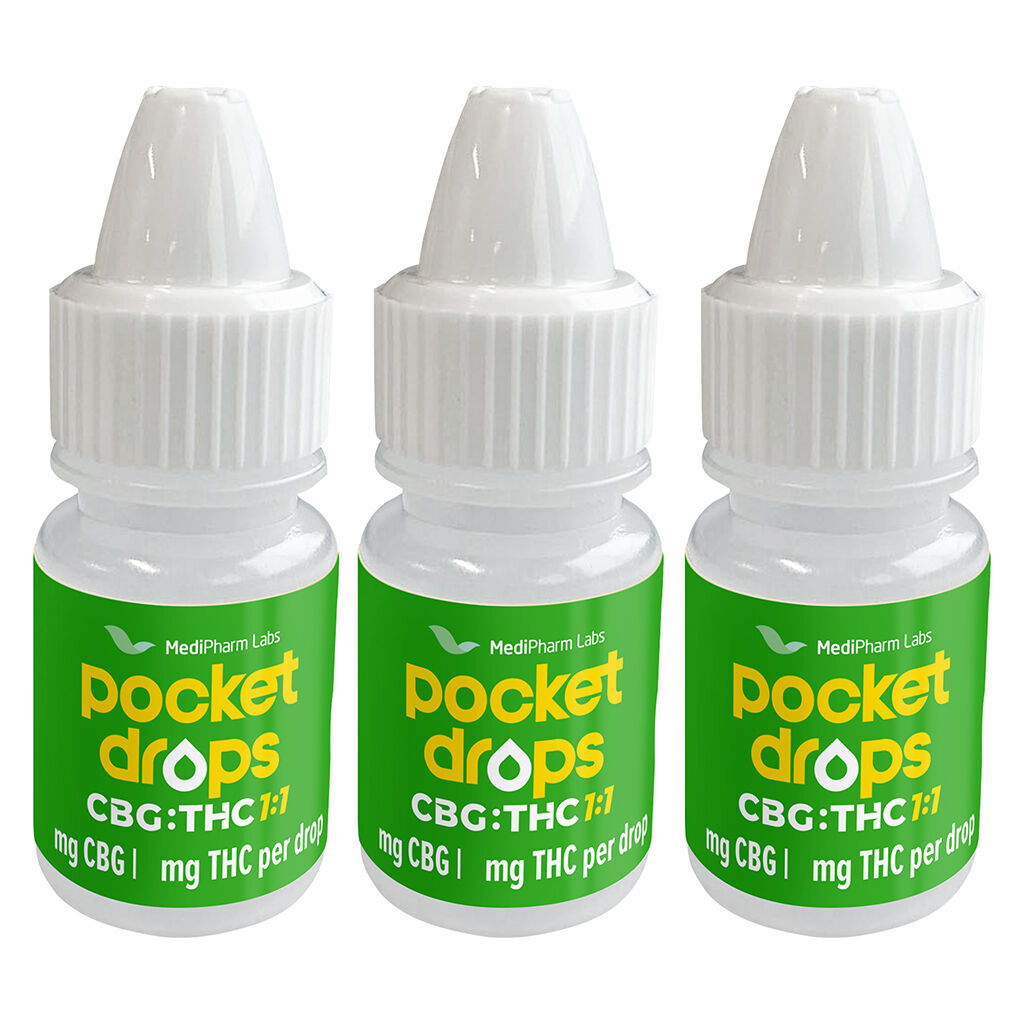 MediPharm Labs - Pocket Drops CBG:THC 1:1 - Hybrid - 10.5ml