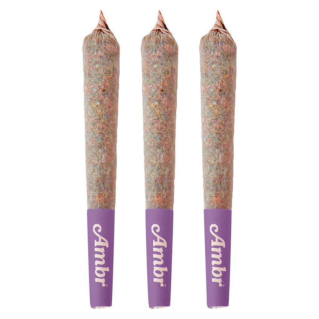 Ambr - Indica OG Kush Distillate Infused Pre-Roll Pack - 3x0.5g
