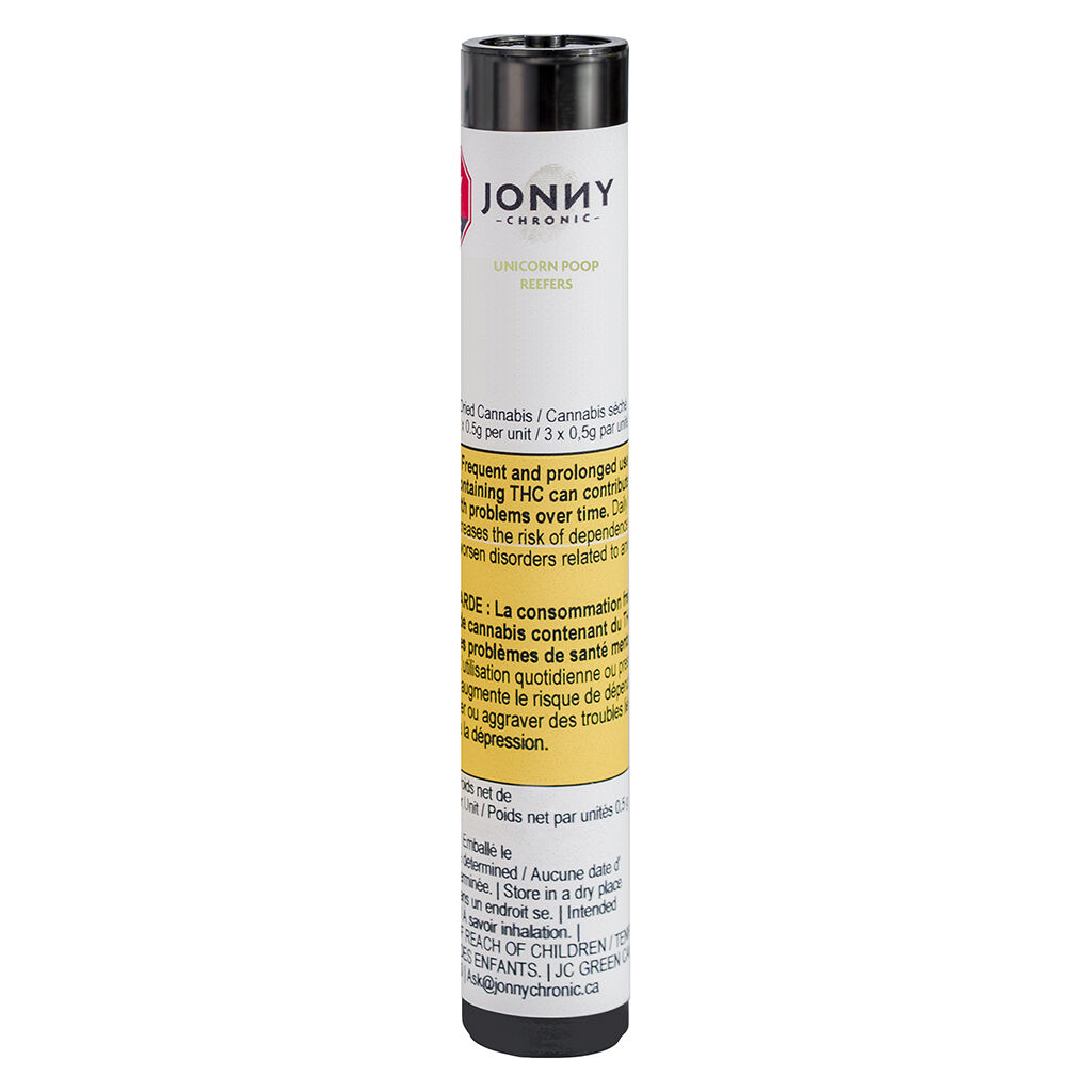Jonny Chronic- Unicorn Poop Reefers- 3 x 0.5g