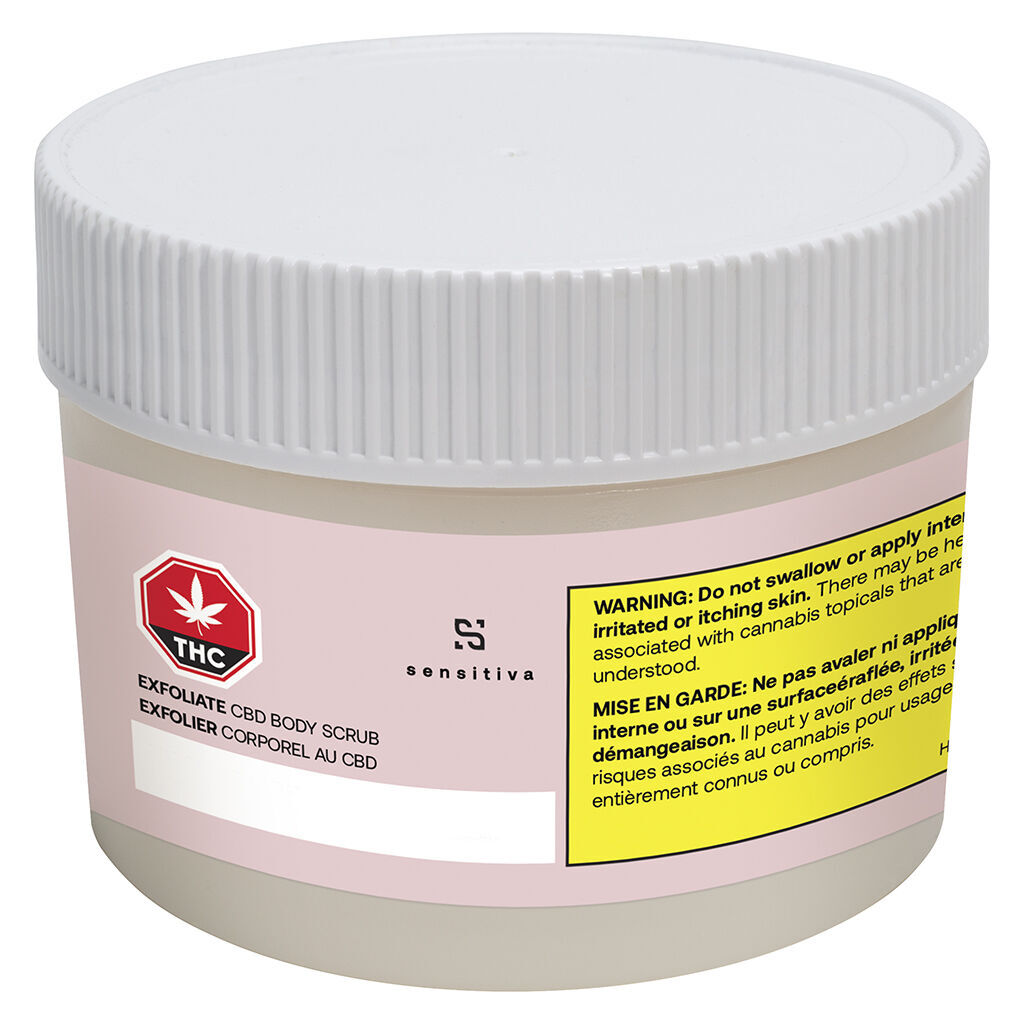 Sensitiva - Exfoliate CBD Body Scrub - Sativa - 200ml