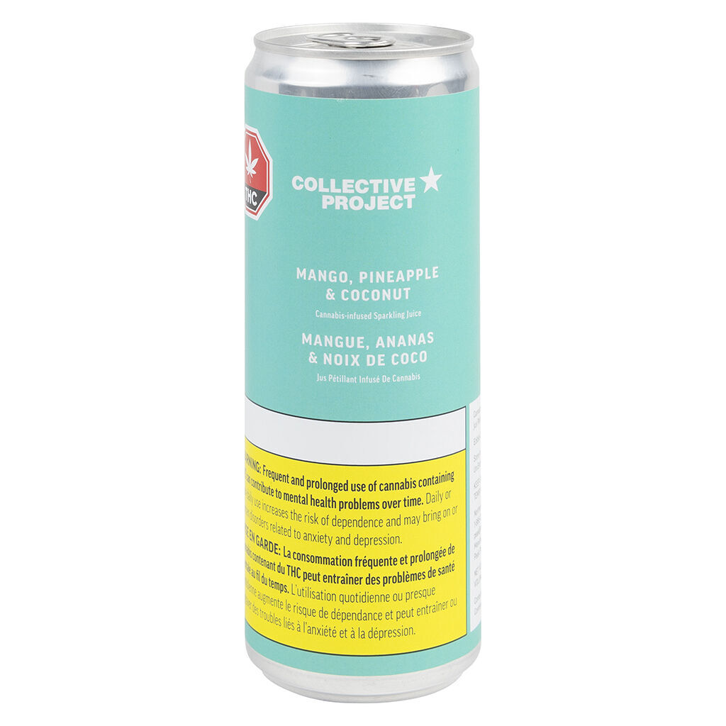 Collective Project - Mango Pineapple & Coconut Sparkling Juice - Blend - 1x355ml