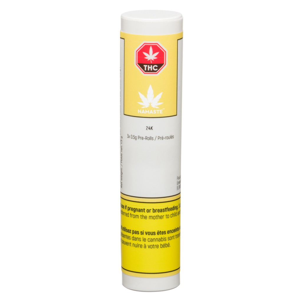 Namaste - 24k Gold Pre-Roll - Namaste - 24k Gold - 3x0.5g