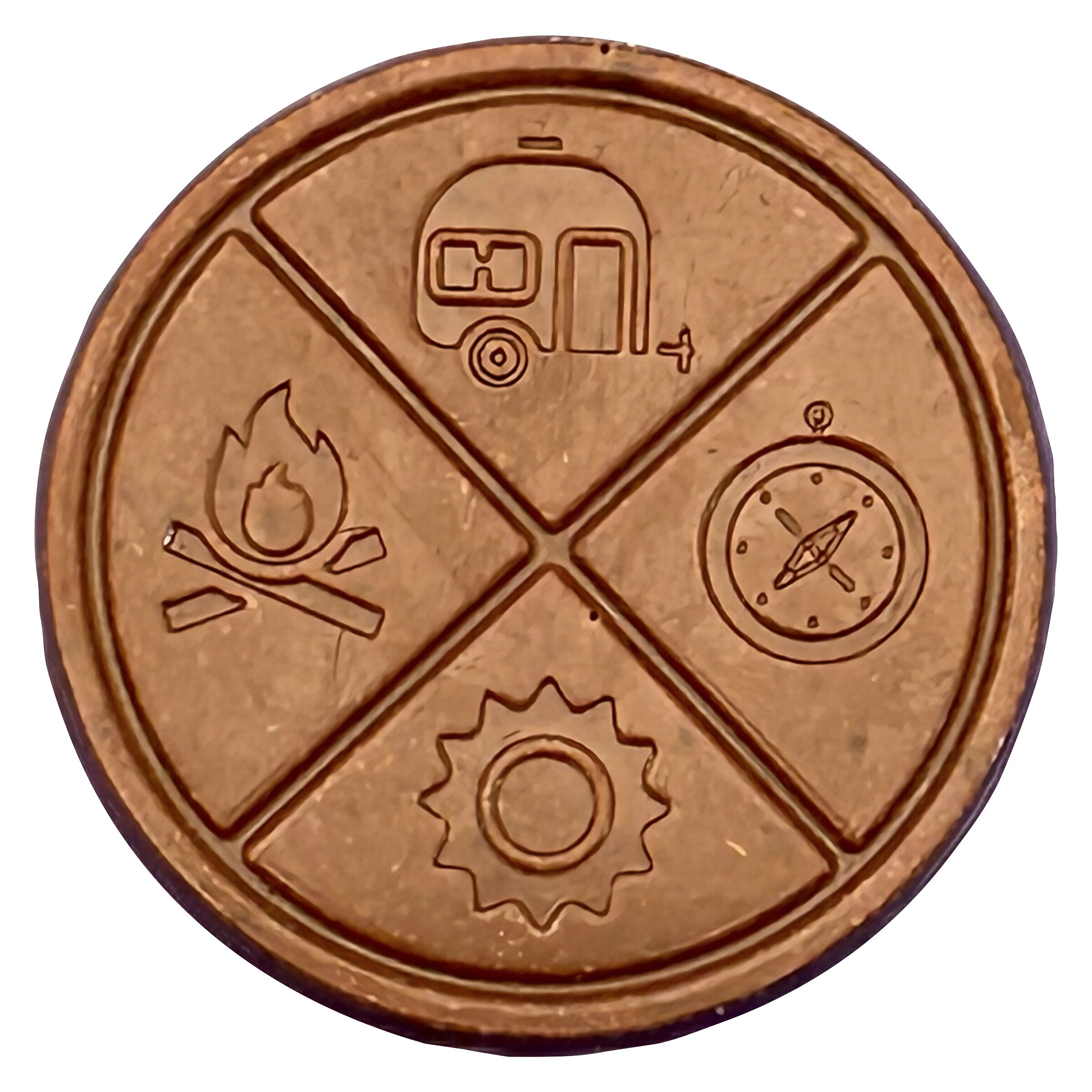 The Hazy Camper - Mochaccino 1:1 THC:CBD Milk Chocolate - Hybrid - 1 Pack
