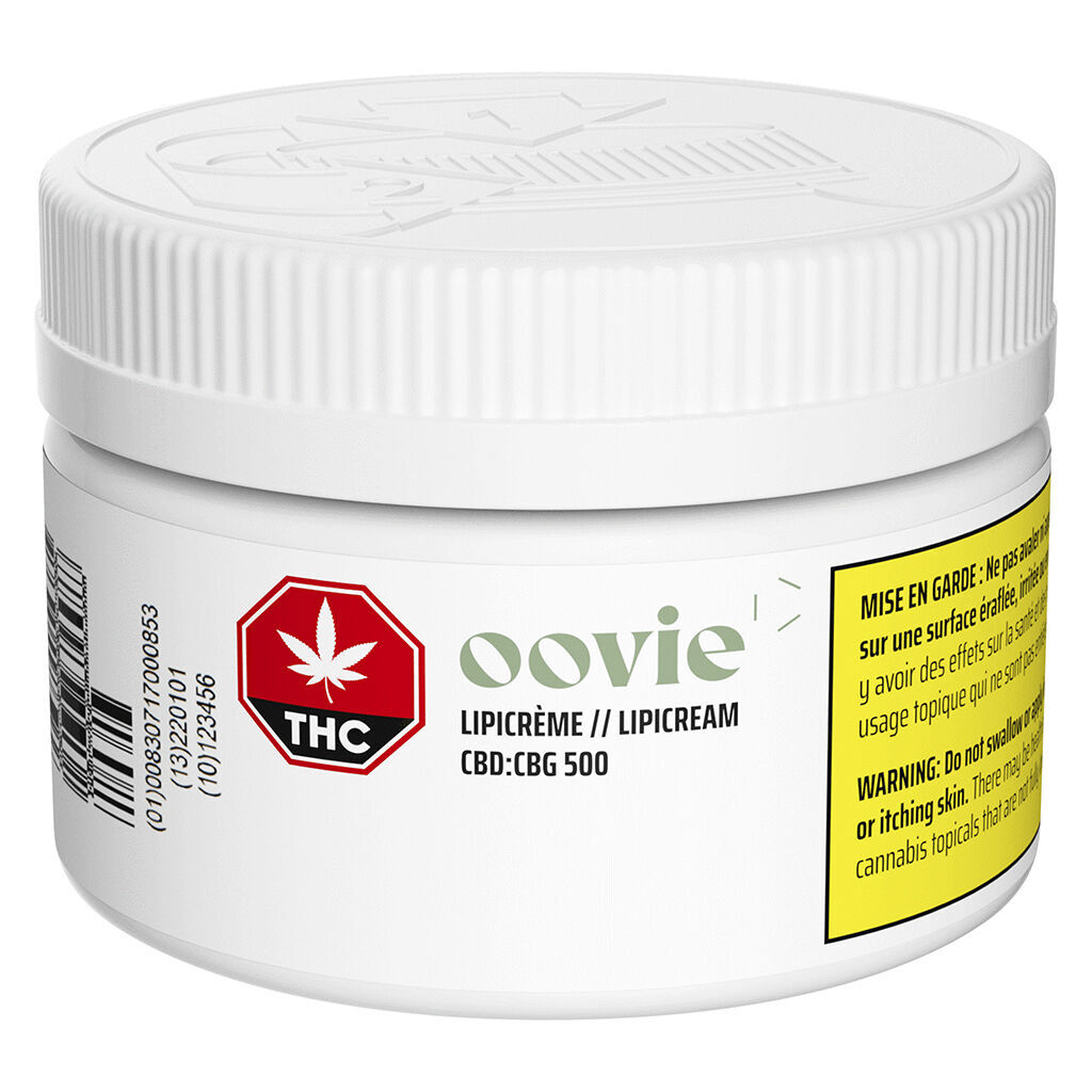 Oovie - Lipicream CBD:CBG 500 - Hybrid - 90g