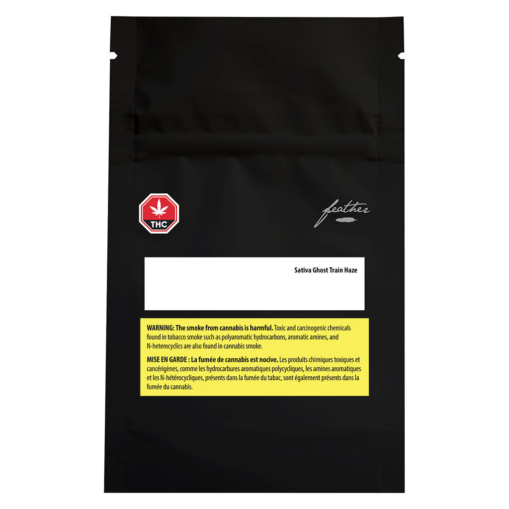 Feather - Sativa Ghost Train Haze 510 Thread Cartridge - Indica - 1g