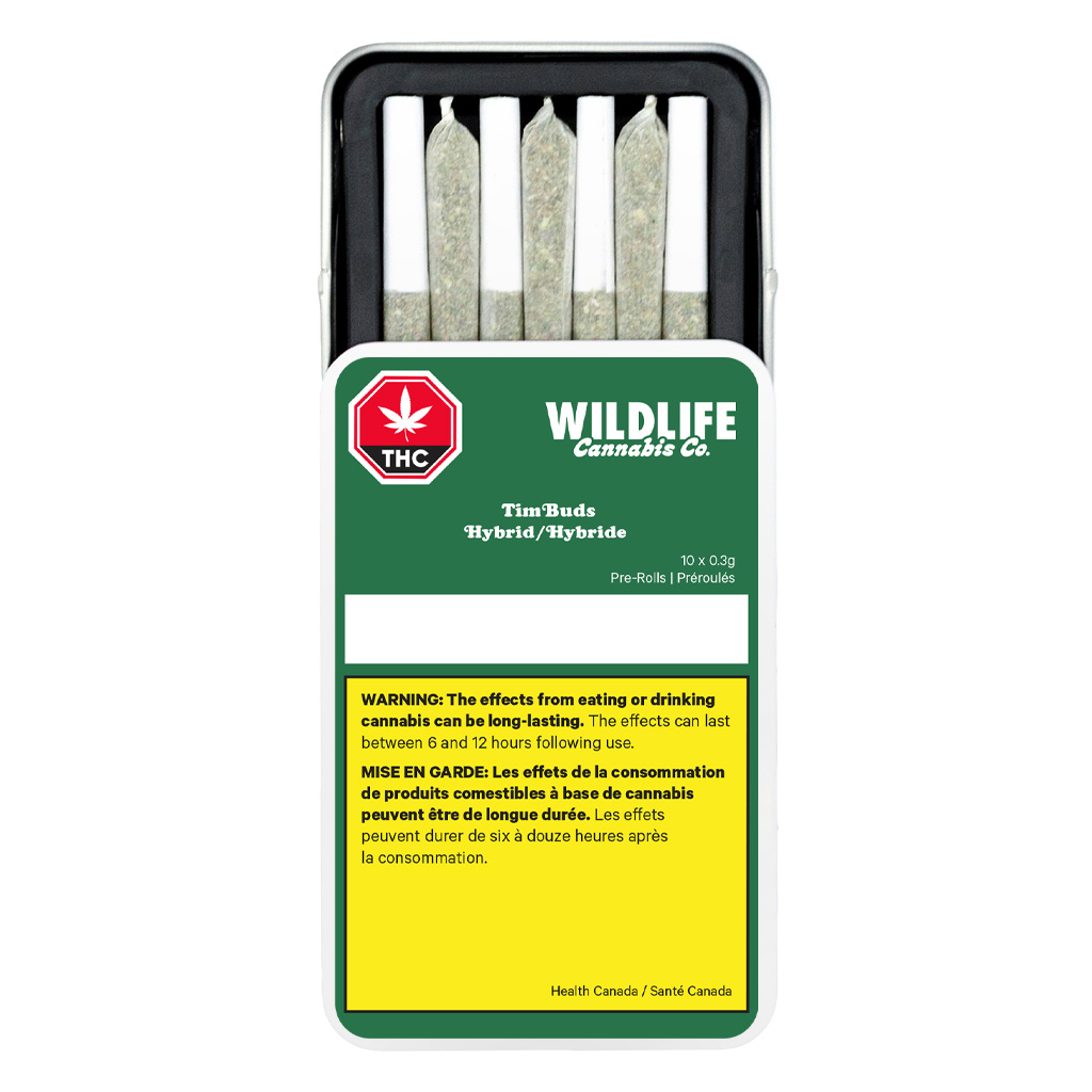 Wildlife Cannabis Co. - Timbuds Pre-Roll - Hybrid - 10x0.3g