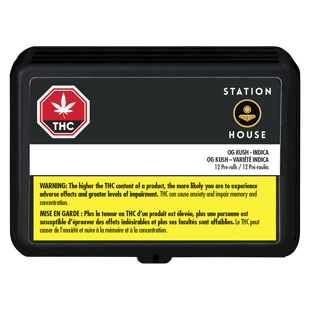 Station House - OG Kush Pre-Roll - Indica - 1x0.5g