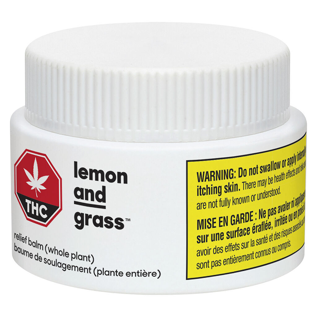 Lemon and Grass - Relief Balm Whole Plant CBD:THC 1:3 - Blend - 50g