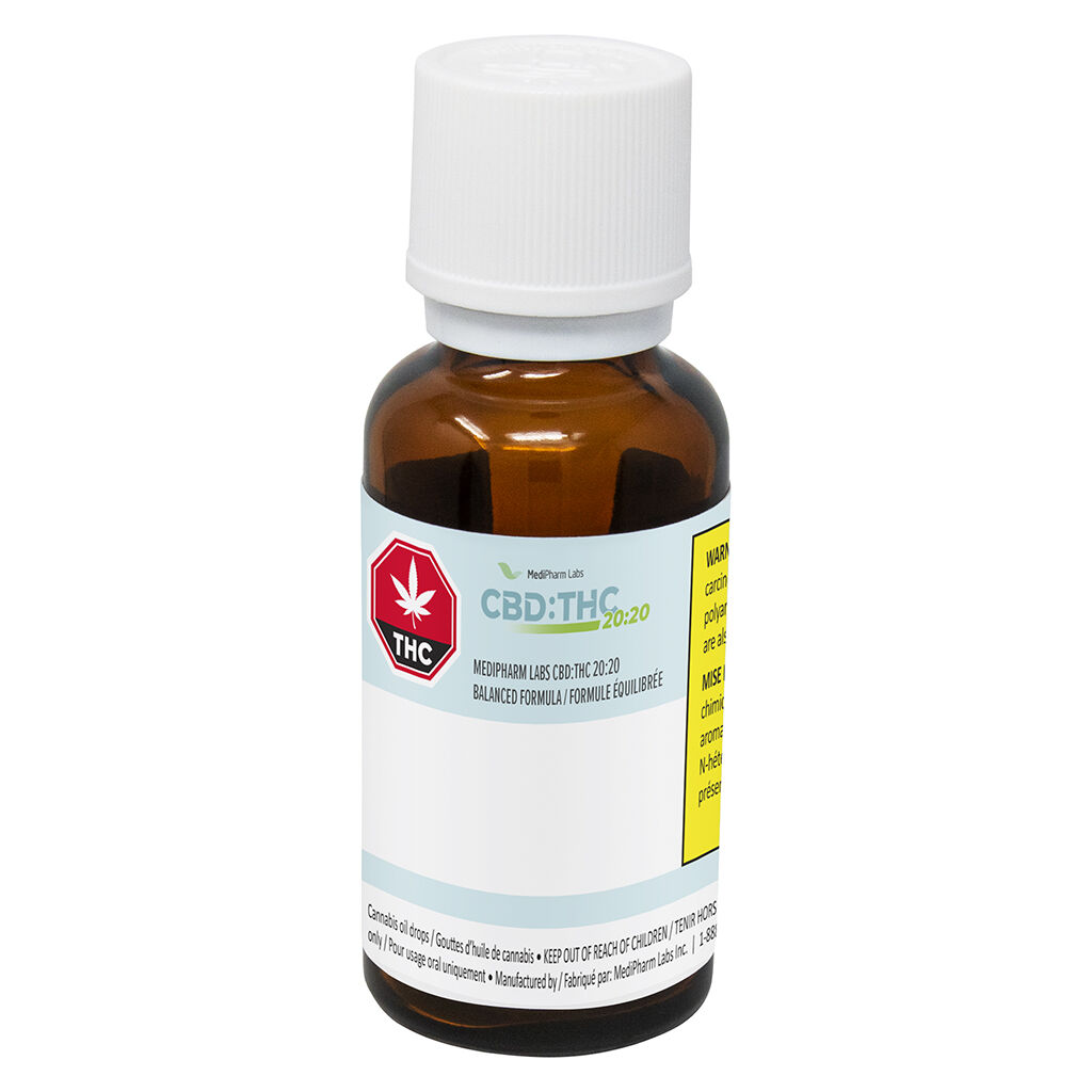 MediPharm Labs - CBD:THC 20:20 Balanced Formula - Hybrid - 30ml