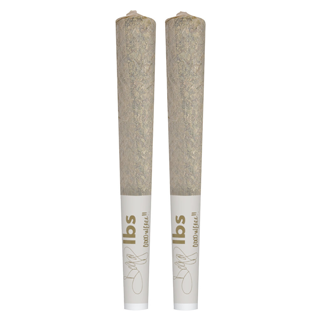 D*gg lbs - Juicy OooWeee Distillate Infused Pre-Roll - Indica - 2x0.5g
