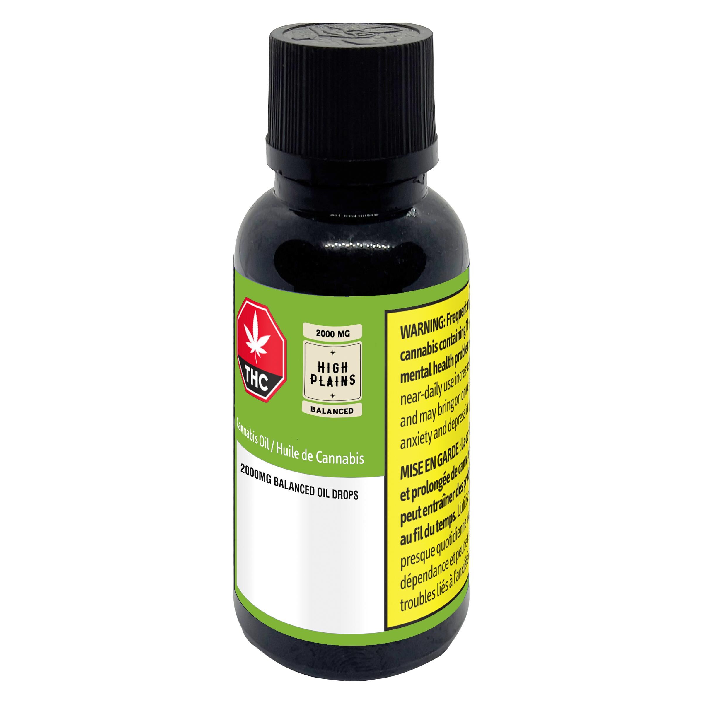 High Plains - 2000 Balanced Oil Drops - Indica - 35ml