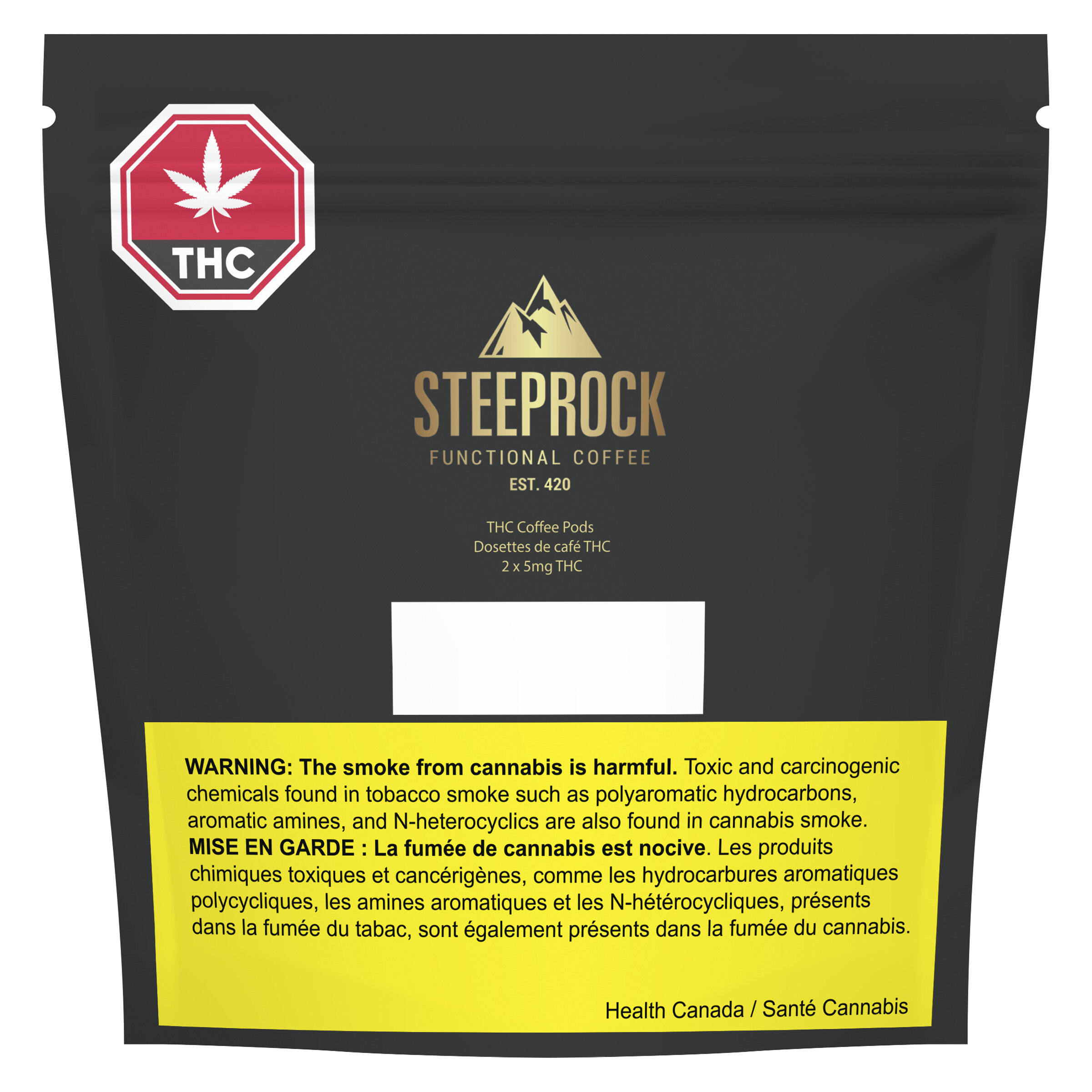 Steeprock Functional Coffee est. 420 - THC Coffee Pods - 2 Pack