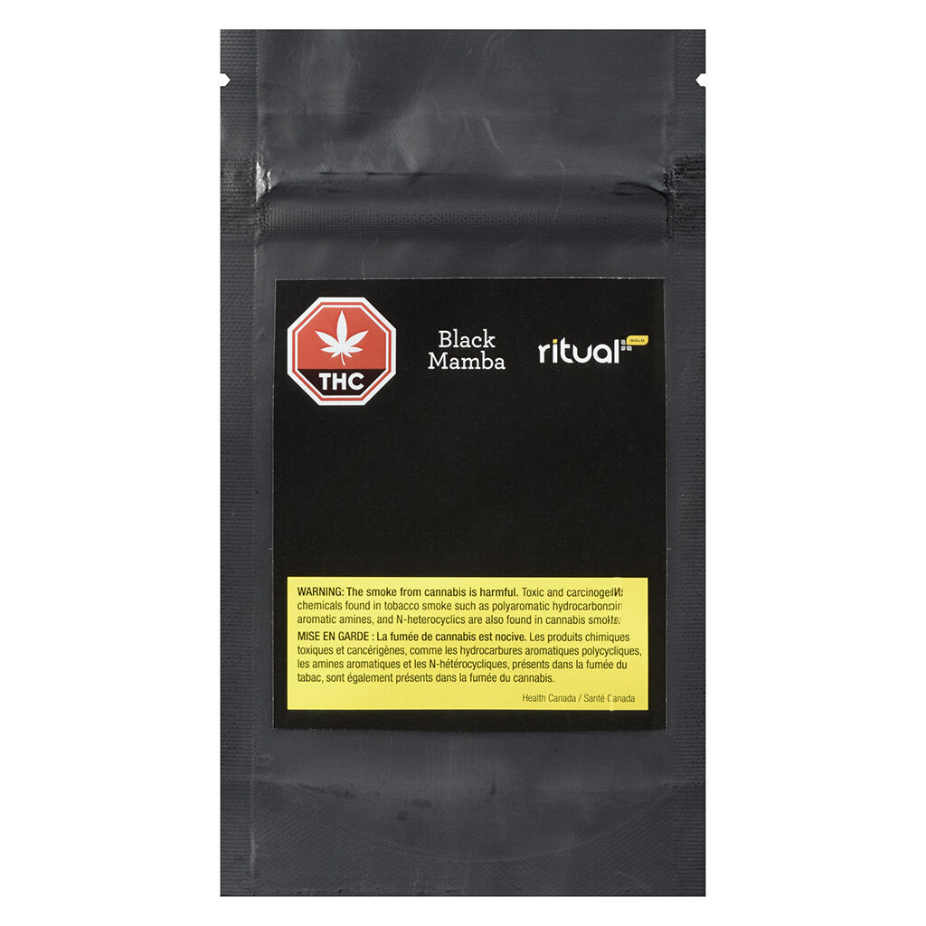 Ritual Gold - Black Mamba 510 Thread Cartridge - Indica - 1g