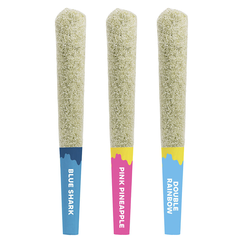 Sticky Greens - Diamond Coated Infused Pre-Roll - Variety Pack - Hybrid - 3x0.5g