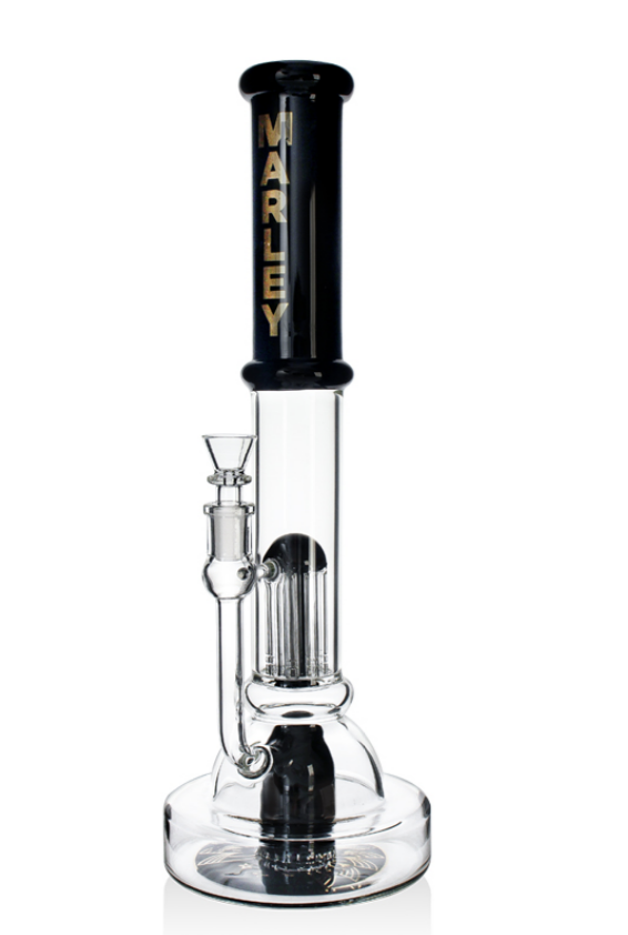 15" Marley 8-Arms Dome Cascade Bong - Black