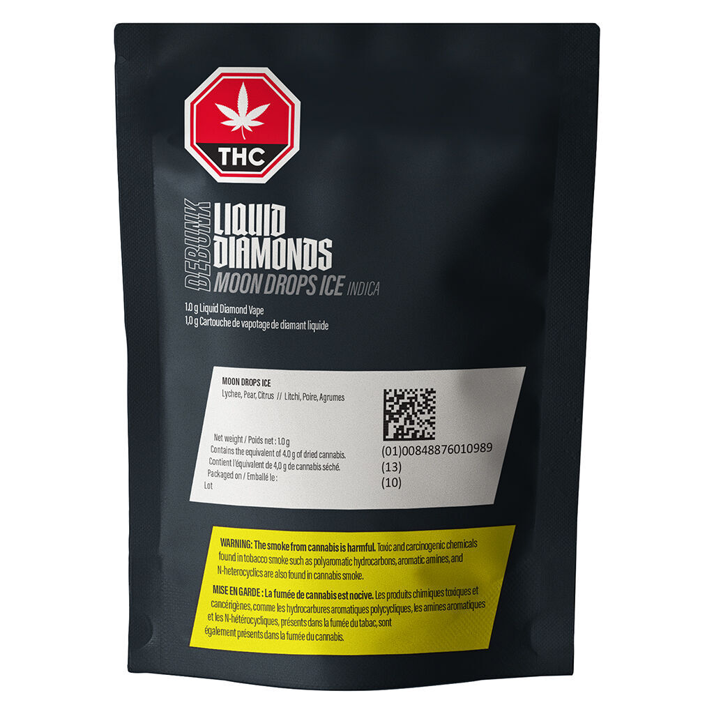 DEBUNK - Moondrops Liquid Diamonds AIO Vape - Indica - 1g