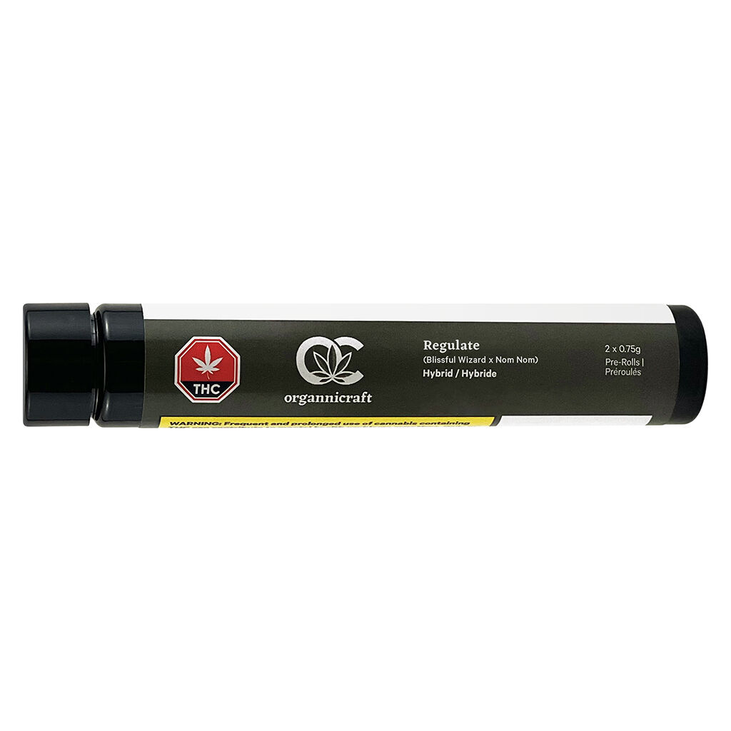 Organnicraft - Regulate Pre-Roll - Hybrid - 2x0.75g