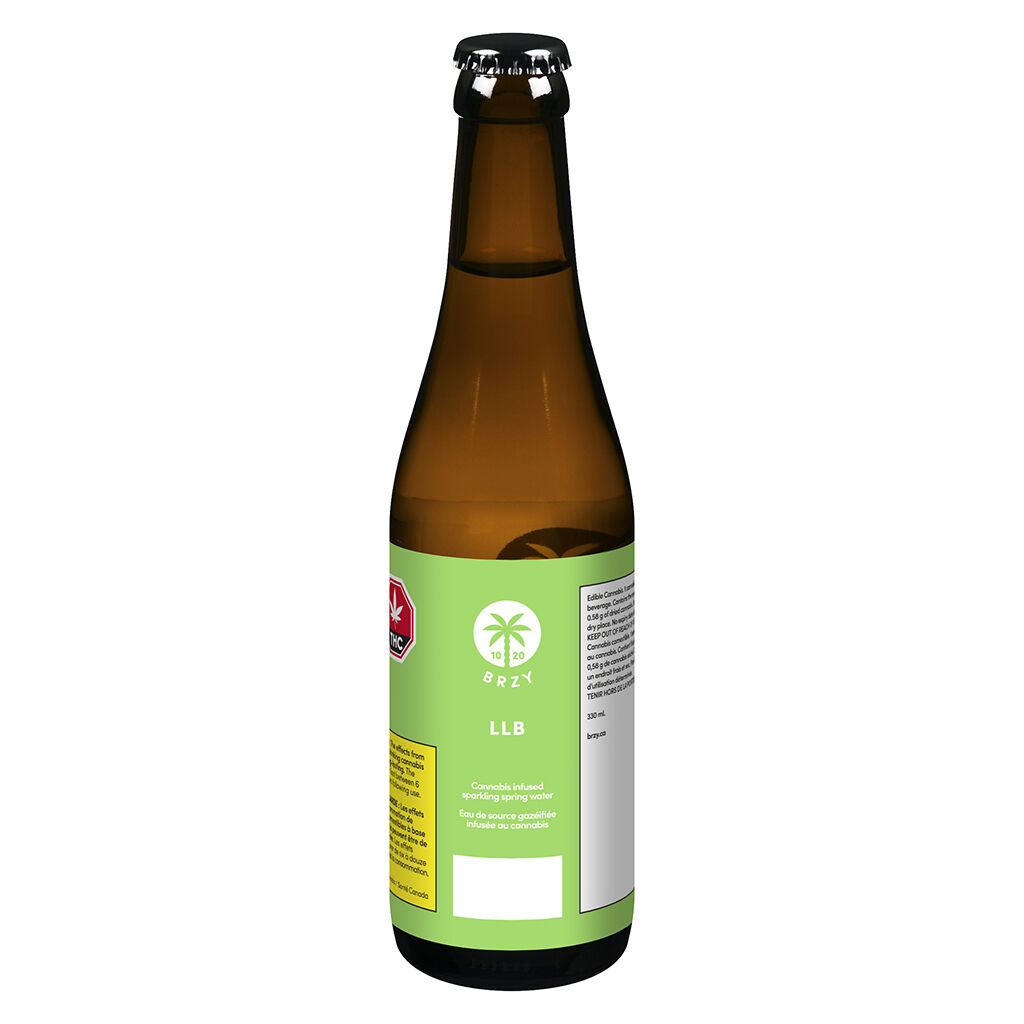 BRZY - LLB Cannabis Infused Sparkling Spring Water - Hybrid - 330ml