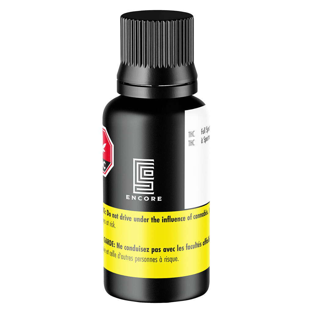 Encore - THC 30 Full Spectrum + Olive Oil Drops - Hybrid - 30ml