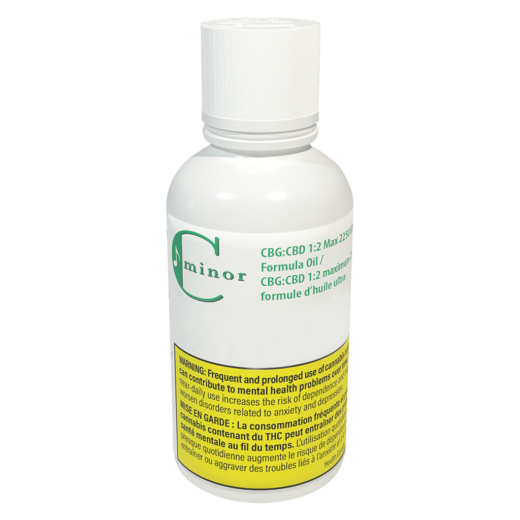 C Minor - CBG:CBD 1:2 Max 2250 Ultra Formula Oil - Sativa - 30ml