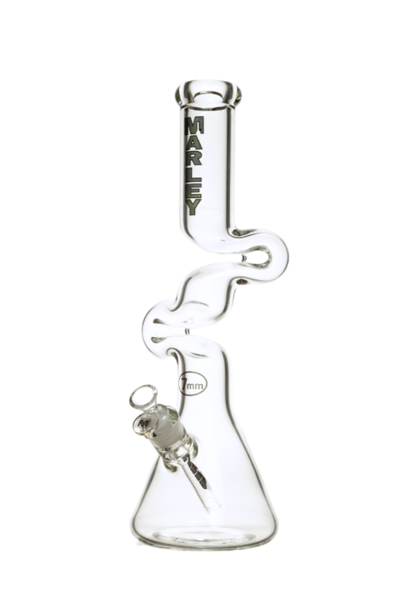 17" Marley Flex Twist Bong - White