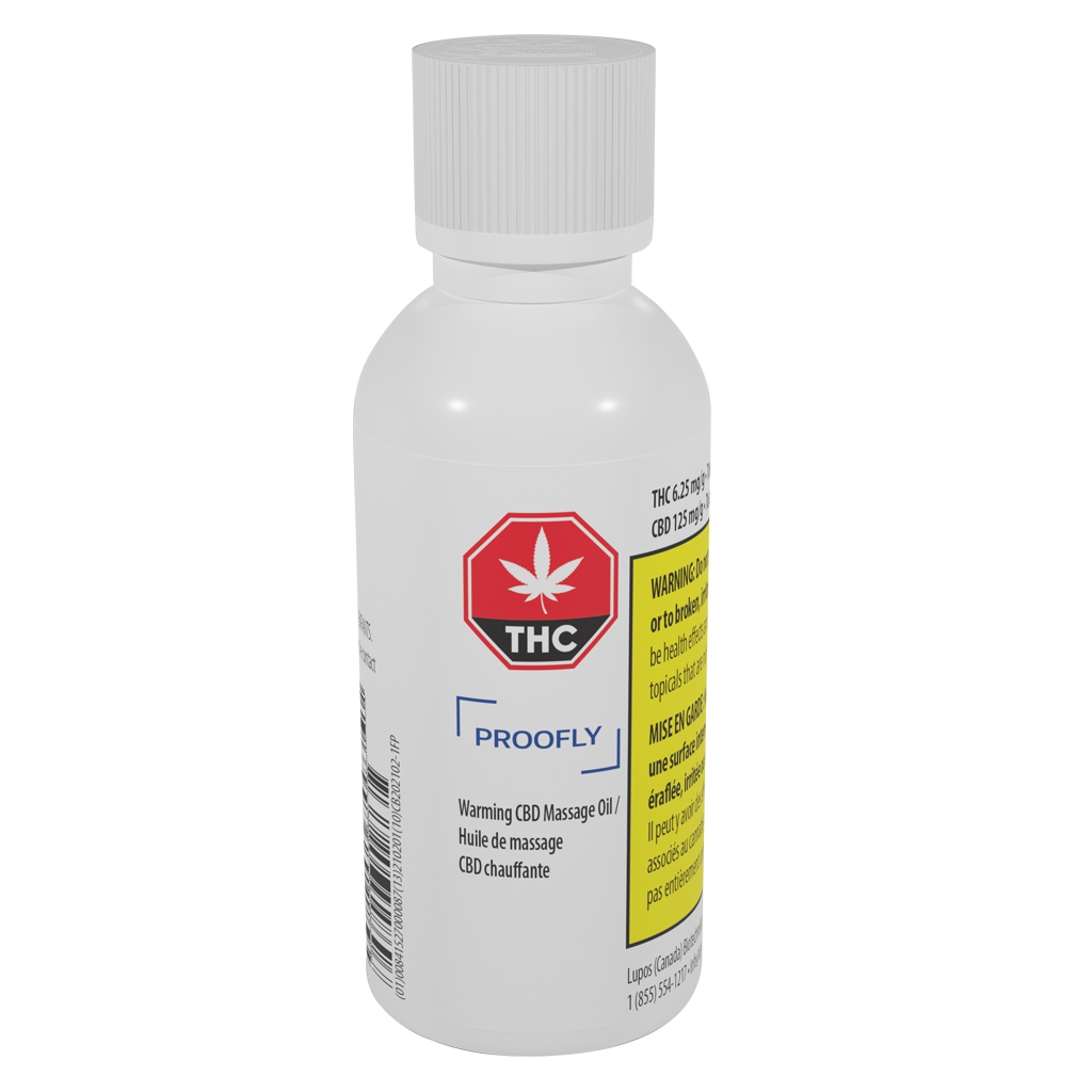 Proofly - Warming CBD Massage Oil - Sativa - 25g