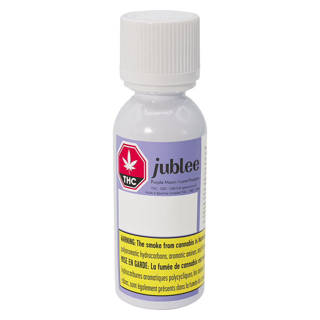 Jublee - Purple Moon - Full Spectrum Extract night oil THC-CBD-CBN - Indica - 30ml