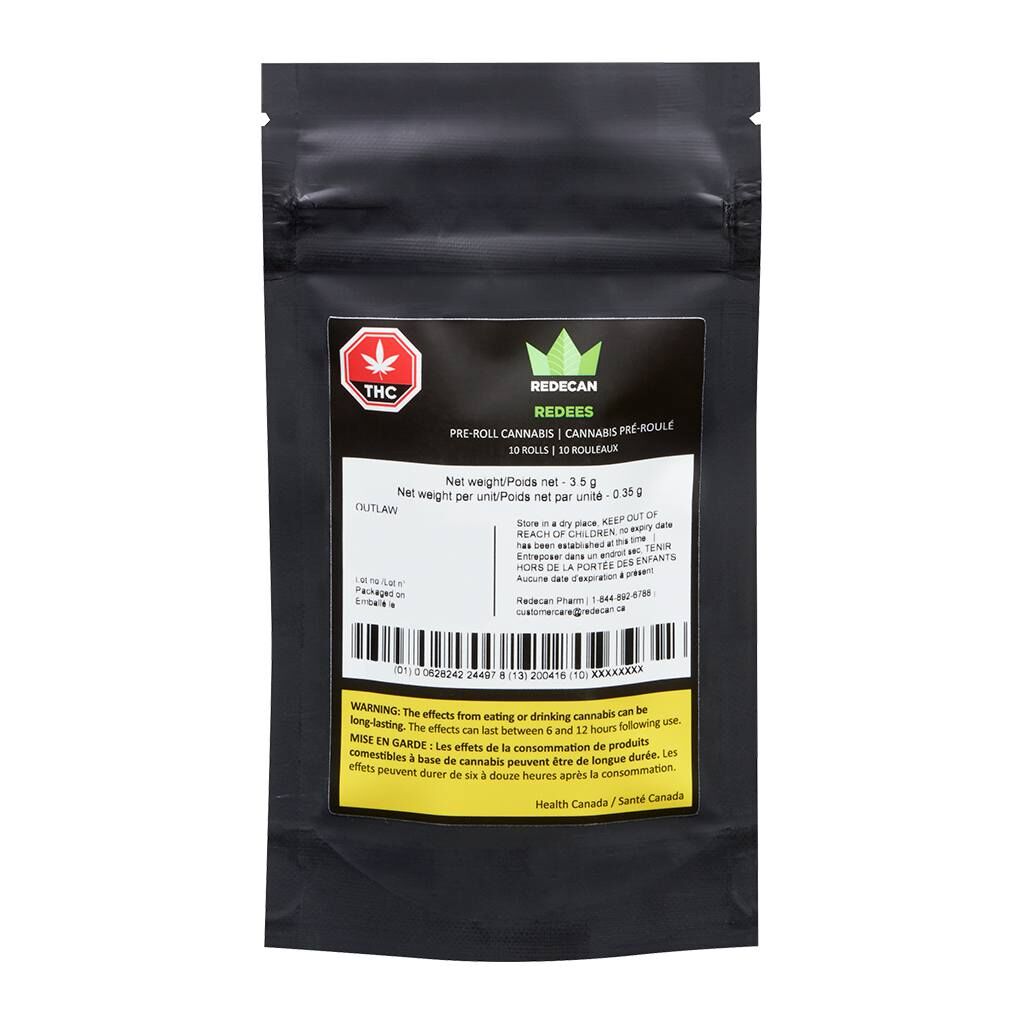 Redecan - Redees Outlaw Pre-Roll - Sativa - 10x0.4g