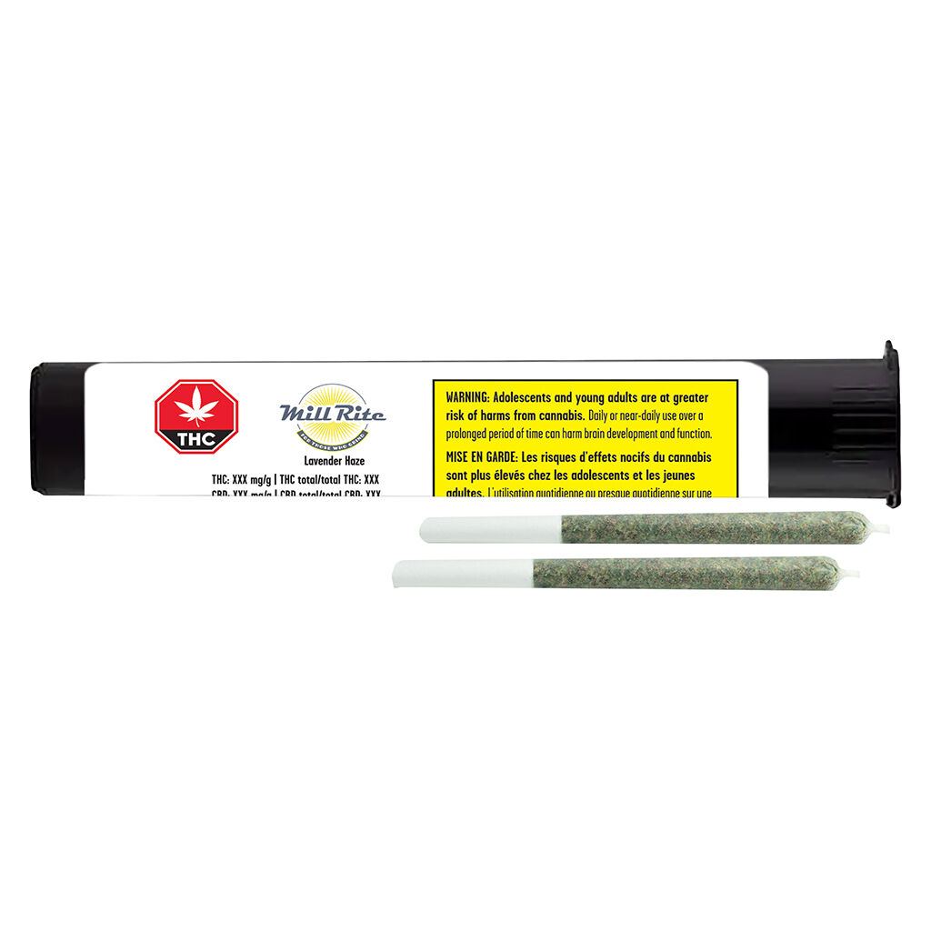 MillRite - Lavender Haze Pre-Roll - Sativa - 2x0.5g