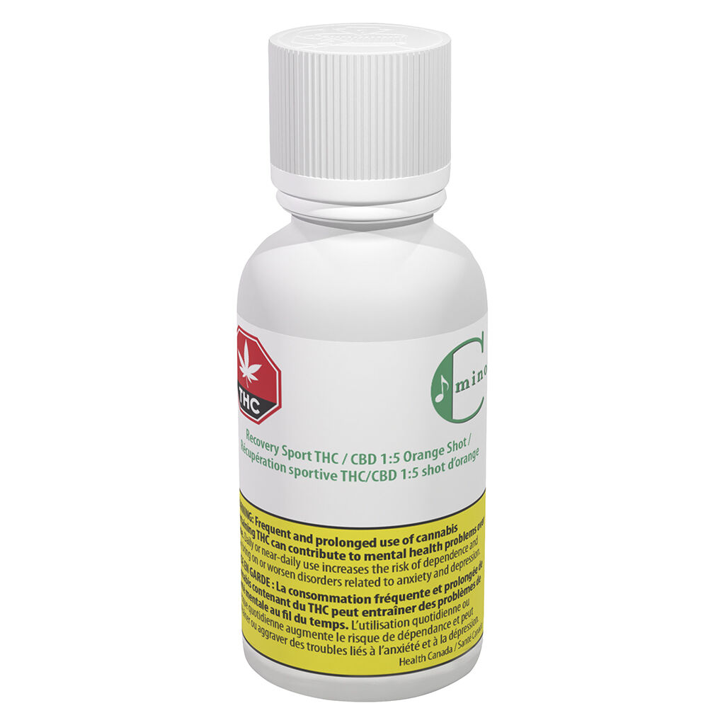 C Minor - Sport Recovery CBD/THC 5:1 Orange Shot - Sativa - 30ml