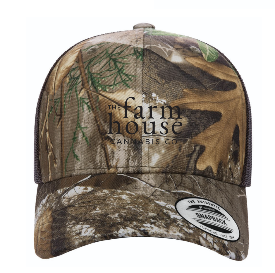 Farmhouse Trucker Hat - camo