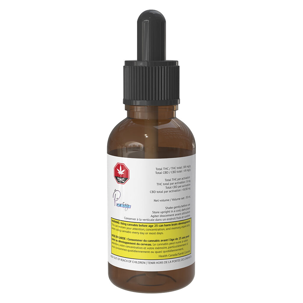 PERSY - Strain Specific Full Spectrum Live Rosin Tincture - Hybrid - 30ml