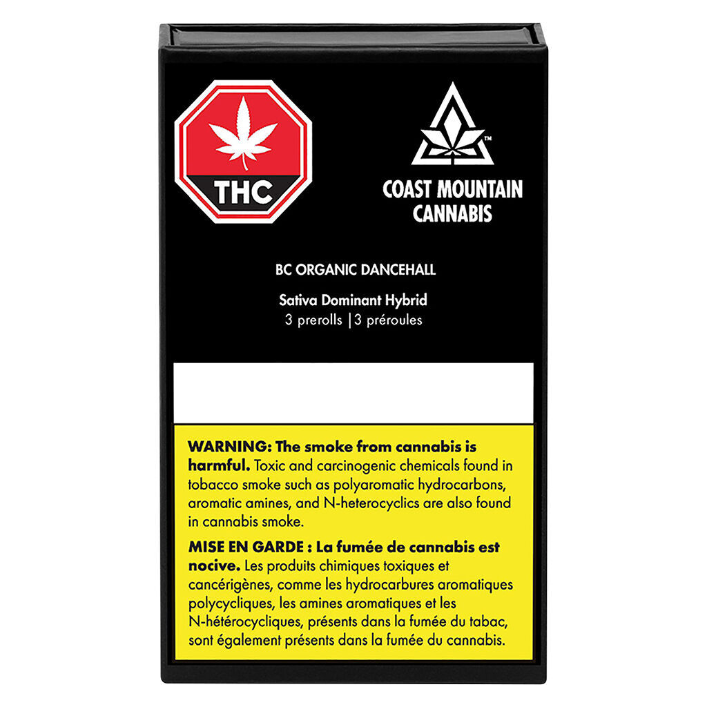 Coast Mountain Cannabis - BC Organic Dancehall Pre-Roll - 3x0.5g