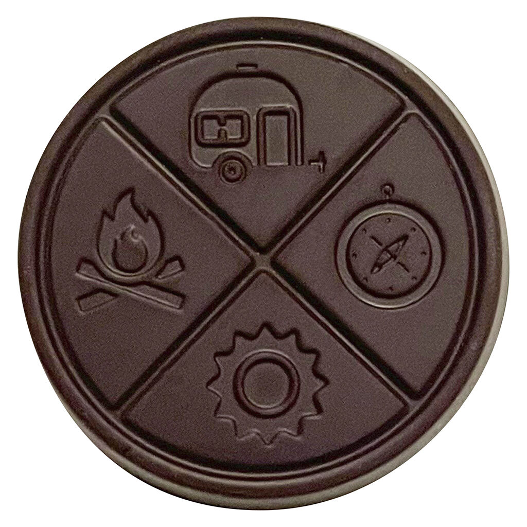 The Hazy Camper - Hazy Mint THC Organic Dark Chocolate - Hybrid - 1 Pack