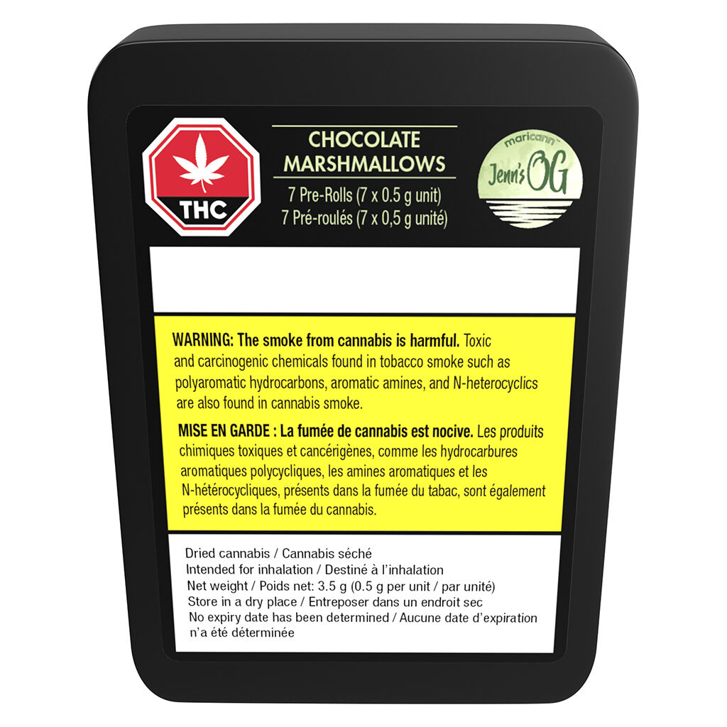 Jenn's OG - Chocolate Marshmallows Pre-Roll - 7 x 0.5g