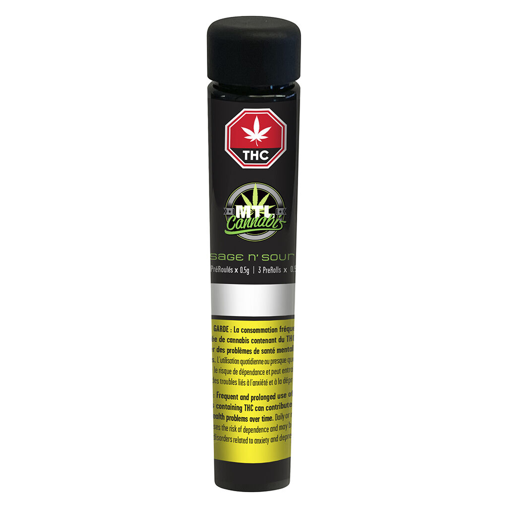 MTL Cannabis- Sage 'N Sour- 3 x 0.5g