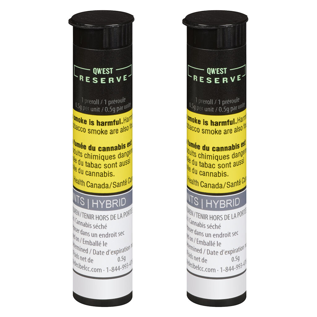 Qwest Reserve - Kush Mints Pre-Roll - Qwest Reserve - Kush Mints - 2x0.5g