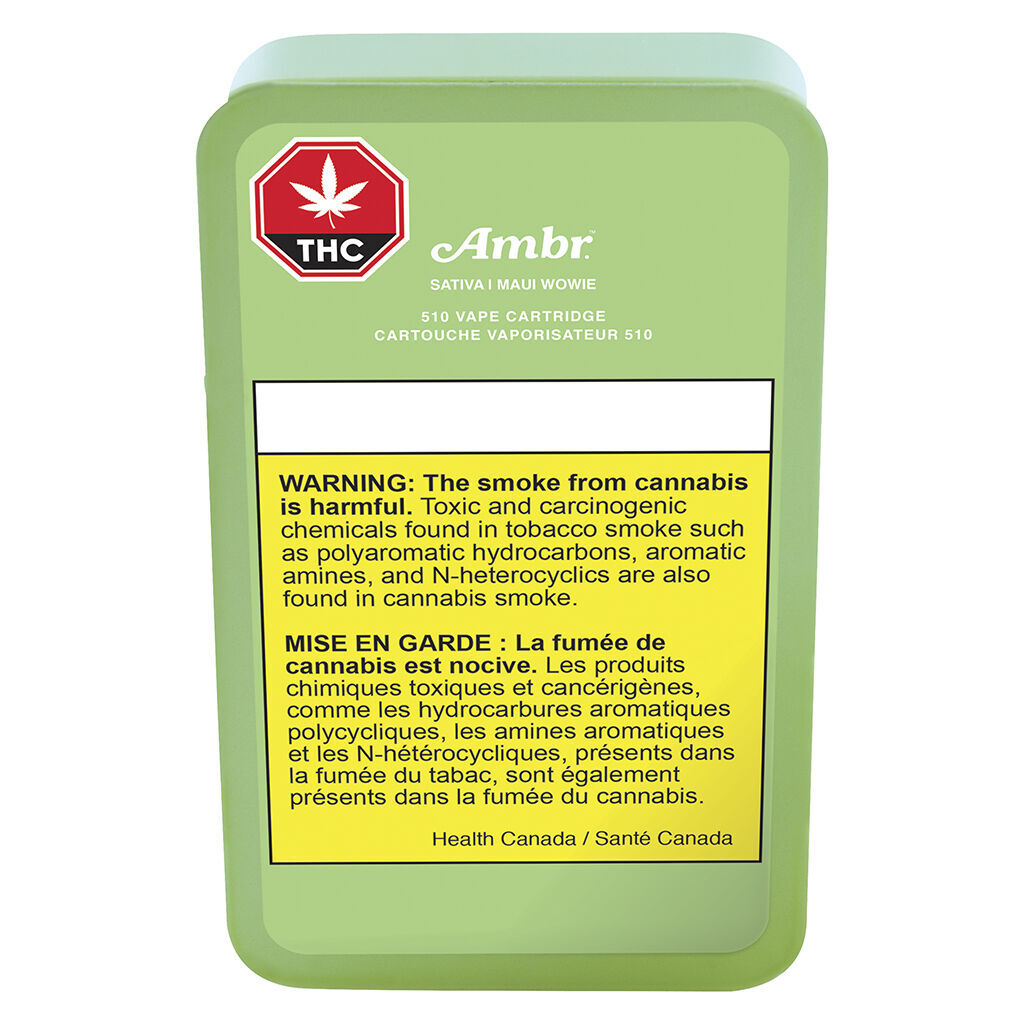 Ambr - Sativa Maui Wowie 510 Thread Cartridge - 1g